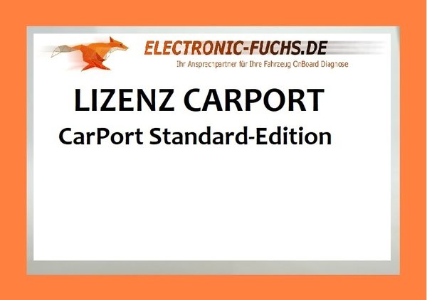 1 LIZENZ CarPort STANDARD-EDITION