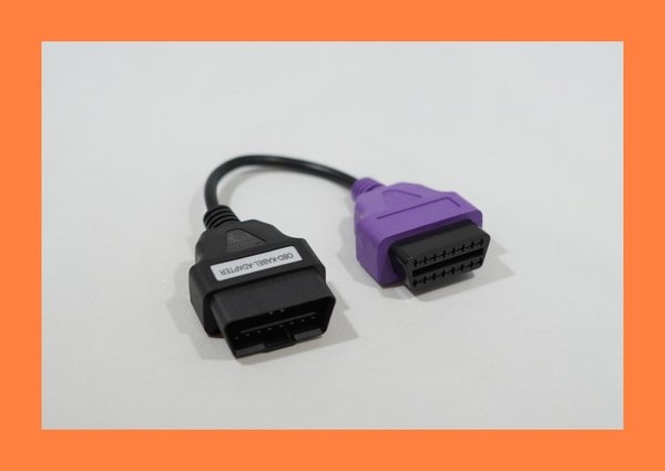 Lila Adapter (Adapter 4) für MultiECUScan/AlfaOBD