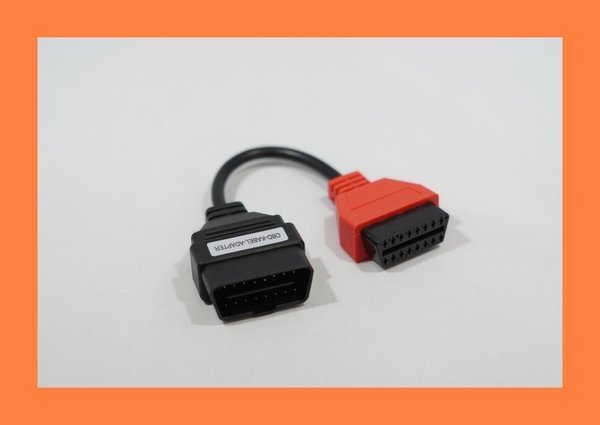 Roter Adapter (Adapter 2) für MultiECUScan/AlfaOBD