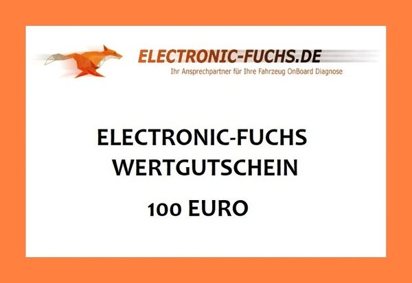 Geschenkgutschein Electronic-Fuchs 100 Euro
